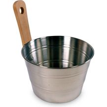 Bild für Aufgusseimer 4,0 l aus Edelstahl mit Holzgriff