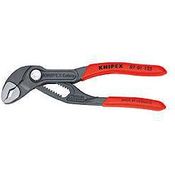 KNIPEX 87 03 125 Cobra Hightech-Wasserpumpenzange verchromt mit rutschhemmendem Kunststoff überzogen 125 mm