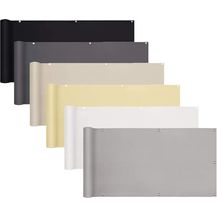 Bild für Balkonsichtschutz Balkonbespannung 100% Polyester Sichtschutz Balkonabdeckung Beige