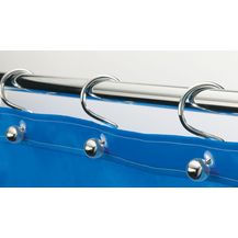 Bild für Spirella Duschvorhangringe 12 Stück Chrom Bubble