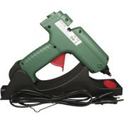 Rayher Heißklebepistole,kabellos m.Basisstation, 20,5x17cm, Blister-Box 1 Stück, Plastik, grün, rot, 30.5 x 35 x 9 cm