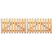 T & J Tor für Gartenzaun Gerade 300 cm x 100 cm grün