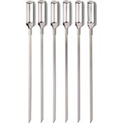 Oxo Good Grips Grillspieße, Edelstahl, 6 Stück, 60 cm