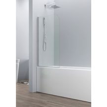 Bild für Badewanne Torino 5mm mit Nanobeschichtung 60 x 140cm Duschwand Duschabtrennung Badewannenaufsatz