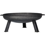 Buschbeck Feuerstelle, Feuerschale, schwarz, 80 x 80 x 30 cm, 90187.002