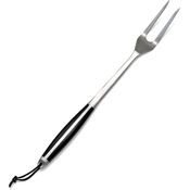 Flash Premium Grillgabel, Edelstahl, 46 cm, schwarz, silber, Ergonomischer Griff