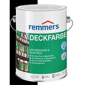 Remmers - Remmers Deckfarbe Schwarz 10 L Eimer - schwarz
