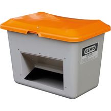 Bild für Cemo Streugutbehälter 200l grau/o mit Entnahmeöffnung