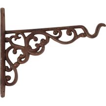 Bild für Wandhaken für Blumenampel Wandhalter Blumentopf Hängekorb Gusseisen Braun Vintage 20cm