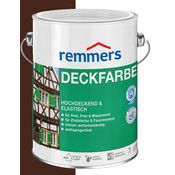 Remmers - Remmers Deckfarbe Nussbraun 10 L Eimer - braun