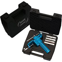 Bild für Heuer 118003 Schraubstock Compact 120mm Koffer, 4 Typen Magnetschutzbacken (Schnellverstellung, Tischklammer, Backenbreite 120 mm, Gewicht: 7, 95 kg)