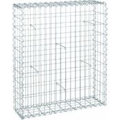 Gabione Steingabionen Steinkorb Wand Drahtkorb Draht Mauer 20 cm tief 5x10 cm 100x80x20cm