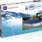 Gre CIPROV611 Winterplane für Ovalbecken mit Spannvorrichtung Stärke 100 g/m²