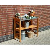 Promadino Pflanztisch klappbar mit verzinkter Arbeitsfläche 45 cm x 97 cm x 88 cm