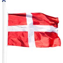 Bild für Aluminium Fahnenmast + Dänemarkfahne