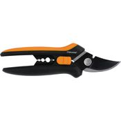 Fiskars Floristenschere SP14, Länge 24 cm, Hochwertige Stahlklingen-Kunststoff Griff, Schwarz-Orange, Solid, 1051601 mittelgroß