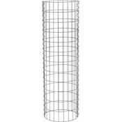Gabione Steingabionen Steinkorb Drahtkorb Gabionensäule rund Ø 35 cm 1,20 m