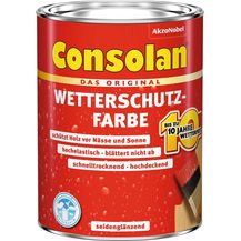 Bild für CONSOLAN Wetterschutzfarbe Dunkelbraun 750ml