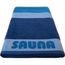 Bild für Dyckhoff Saunatuch Sauna Stripe blau Saunatuch 100 x 200 cm