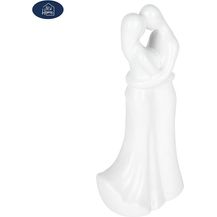 Bild für Deko Figur Liebespaar küssend 29cm weiß glanz Hochzeitsdeko Keramikfigur Pärchen