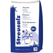 Hamann Mercatus Streusalz 10 kg Sack Streugut zur Beseitigung von Eis und Schnee, rutschfreie Gehwege und Straßen