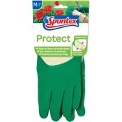 Spontex Protect Gartenhandschuhe, extra robust für Dornen und Hecken, mit Naturlatexbeschichtung, Größe M, 1 Paar