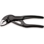 KNIPEX 87 00 100 Cobra XS Rohr- und Wasserpumpenzange aufgeprägte, raue Oberfläche grau atramentiert 100 mm