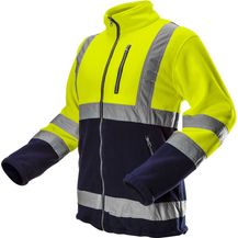 Bild für Warnschutzjacke aus Polar Fleece 280g-m² gelb L