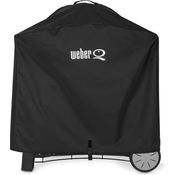 Weber 7184 Grillabdeckung, für Q 300-3000-Serie, schwarz, 112,4 x 64,1 x 95,6 cm, Polyester
