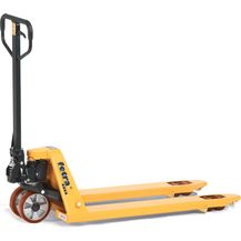 Bild für Fetra Hubwagen 1150mm Gabellänge Vollgummi Lenkräder mit Plyurethan Gabelrollen