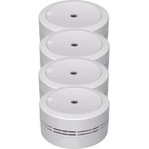 Bild für Jeising 4er Set Mini Design Rauchmelder GS535 weiß s Lithium Batterie