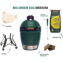 Bild für Big Green Egg Holzkohlegrill Kamado Medium Starter-Set