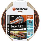 GARDENA Premium SuperFLEX Schlauch 13 mm (1-2 Zoll), 30 m: Gartenschlauch mit Power-Grip-Profil, 35 bar Berstdruck, hochflexibel, formstabil, UV-beständig (18096-20)