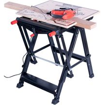 Bild für Black+Decker Workmate (Spanntisch und freistehende Werkbank in einem, Stahlkonstruktion bis 250 kg belastbar, Arbeitsplatte aus stabilem Bambus, einhändig bedienbar, verstellbar)
