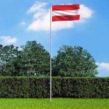 Bild für vidaXL Flagge Österreichs und Mast Aluminium 6 m