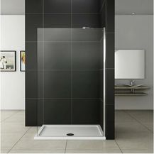 Bild für 160x200 cm Walk-IN Duschkabine Duschabtrennung 10mm NANO Glas+Stabilisatorstange für die Dusche 140cm