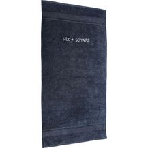Bild für Sauna-Sitztuch ''sitz + schwitz''- 70 x 140 cm