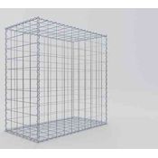 Gabiona Gabione 100 cm x 100 cm x 50 cm (L x H x T), Maschenweite 10 cm x 10 cm, Spirale