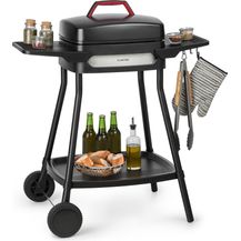 Bild für Gatsby Elektrogrill 2000W Antihaft-Grillfläche 2 Seitenablagen Untertisch schwarz Grillfäche 1.440 cm²