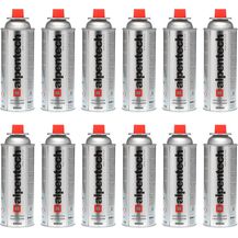 Bild für 12 Kartuschen Butan Gas Kartusche Butangas Gaskartuschen Bunsenbrenner Campingkocher Gaskocher 227g Silber