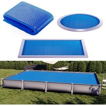 Bild für OK-Living Eckige Solarfolie Pool blau