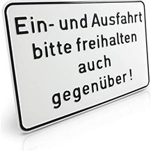 Bild für Betriebsausstattung24® Hinweisschild geprägt aus Aluminium mit Einbrennlackierung 
