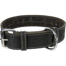Bild für TRIXIE Hunde-Halsband Rustic Fettleder-Halsband "Heartbeat" schwarz