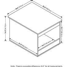 Bild für Furinno Peli Katzenklo, Holz, reines Weiß, 47 (D)