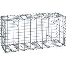 Bild für Gabione Steingabione Steinkorb 100x50x30 cm Wand Drahtkorb Metallkorb Mauer
