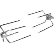 SANTOS Fleischklammer / Forken für Drehspieße, Edelstahl