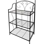 Windhager Blumenregal Metall Outdoor, Pflanzenständer Balkon klappbar, Blumentreppe, Schuhregal für innen und außen, 100x58x31cm (HxBxT)