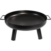 Lemodo Feuerschale 60 cm Durchmesser, Feuerstelle für Außenbereich, Einfache Handhabung, Vielseitig Nutzbar, Verlängerung der Gartensaison