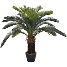 Bild für vidaXL Künstliche Pflanze Cycas-Palme mit Topf Kunstpflanze Dekopflanze Zimmerpflanze Topfpflanze Büropflanze Grünpflanze Kunstbaum Deko Grün 90cm