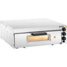 Bild für Royal Catering Pizzaofen Pizzaofen Flammkuchenofen Pizza Backofen Glastür 1 Kammer 350 °C Ø 60